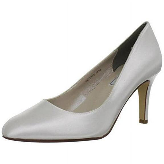 Benjamin Walk 848231003984 Touch Ups Womens Sandra Pump, White - Medium 7