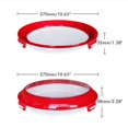 thumbnail image 4 of AMERTEER Food Vacuum Storage Tray Round Nordic Style Home Food Tray, 4 of 10
