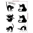 thumbnail image 2 of 39x56cm 15.4x22inch Pegatinas de pared de Pvc, calcomanías de gato bruja de Halloween, decoración artesanal para fiesta en casa, 2 of 3