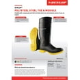 thumbnail image 4 of Dunlop Polysteel Steel Toe & Midsole, Black | 16'' Waterproof PVC Work Boots, 4 of 4