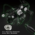 thumbnail image 5 of KastKing 5000 Fishing Spinning Reel Carbon Fiber 22LBs Max Drag -7+1 Stainless BB-Green, 5 of 12
