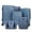 Blue, variant on Travelhouse 6 Piece Luggage Set Hardshell Lightweight Suitcase with Carry On Backpack Duffel Bag and Packing Cube.Blue