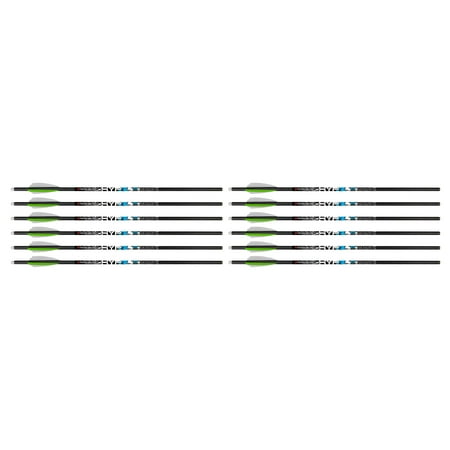 Killer Instinct HYPR Lite 20 Carbon Crossbow Bolts 6 Ct (2 Pack)