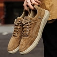 thumbnail image 2 of Zapatos de hombre populares de otoño, zapatos casuales de tendencia juvenil, zapatos de tabla coreanos para jóvenes, zapatos casuales de cuero de gran tamaño, 2 of 6