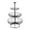 Black Top Bird, variant on 3 Layer Vegetable Fruit Wire Basket Stand Detachable Tray for Kitchen Sturdy Black Top Bird