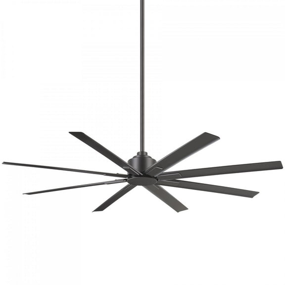 Minka-Aire Xtreme H2O 65-Inch 8-Blade Ceiling Fan in Smoked Iron Finish W/ Smoked Iron Blades - F896-65-SI