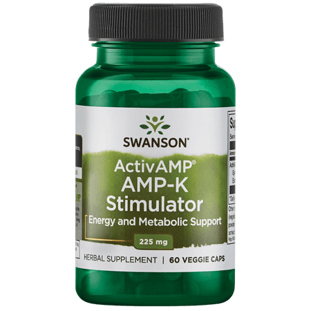 Swanson Activamp Amp-K Stimulator 225 mg 60 Veg (The Best Ampk Activator)
