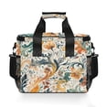 thumbnail image 7 of FORMRS Insulated Cooler Bag 24 Cans Capacity Soft Leakproof Lunch Box with Side Pockets, Whimsical Leaves, 7 of 7