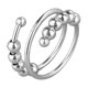 thumbnail image 1 of Color Retention Stress Anxiety Ring Fidget Spinner Beads Ring Worry Ring, 1 of 5