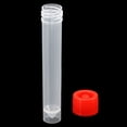 thumbnail image 4 of Unique Bargains 10mL Plastic Test Tubes, 80 Pack Frozen Test Tube Graduated Vial Container Storage Screw Cap, Red Clear, 4 of 6