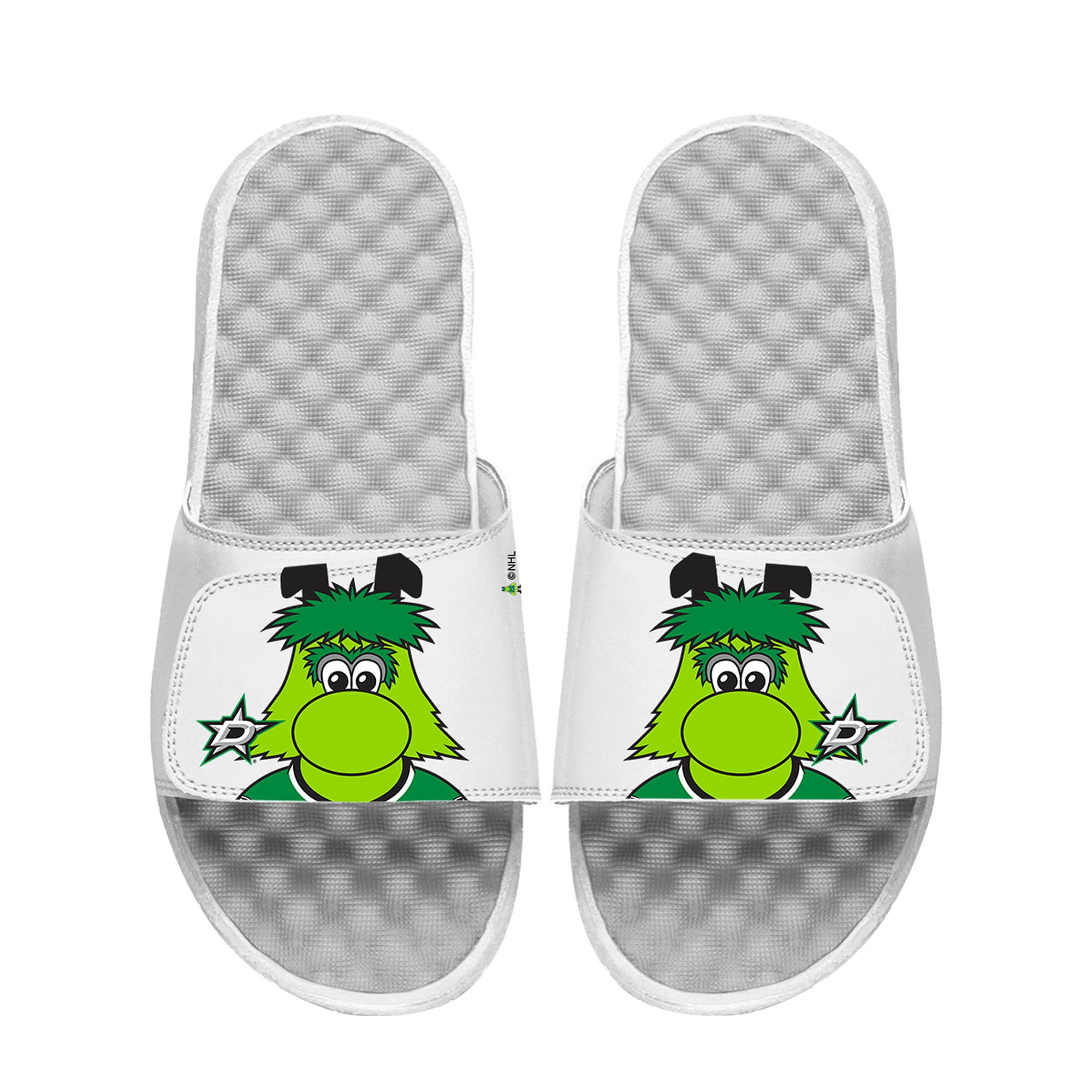 ISlide White Los Angeles Dodgers Primary Motto Slide Sandals: ISlide White Los Angeles Dodgers Primary Motto Slide Sandals  main image 3