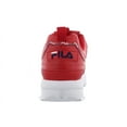 thumbnail image 3 of Fila Disruptor II Premium Biella Mens Shoes Size 11.5, Color: Red/White, 3 of 5