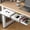 Transparent White, variant on Under Desk Table Drawer Storage Organizer,3 Pack Small & Medium & Large Slide Out Desk Drawers - Hidden Desktop Organizer,Adhesive Storage Pencil Tray Under Table(Clear/LMS)