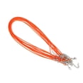 thumbnail image 1 of Naiovety 30 piezas de cordón de cuero para collar, brazaletes colgantes resistentes a desgarros electrochapados portátiles, fabricación de Decoración del hogar Naranja 1.5 mm, 1 of 6