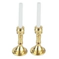 thumbnail image 1 of Miniature Candlestick, Dollhouse Golden Candlestick Portable Stable And Durable Lightweight  For Toy Room For Home, 1 of 8