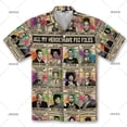 thumbnail image 2 of Ropa africana vintage para hombre, camisetas históricas con héroes en 3D, camisetas gráficas para hombre, camisetas casuales de manga corta con solapa, camisa de gira de verano para hombre, 2 of 4