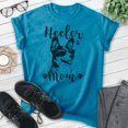 thumbnail image 2 of Heeler Mom, Unisex Women's Shirt, Australian Cattle Dog, Heeler Owner, Funny Dog Mom Gift, Heather Blue, Large, 2 of 6