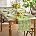 thumbnail image 3 of Sm:)e Daisy Floral Lemon Summer Placemats Set of 4, 12 x 18 Inch,Healthy Fruit Watercolor Rustic Botanic Table Cover for Party Picnic Dining Room Kitchen, 3 of 7