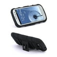thumbnail image 3 of Galaxy S3 Case, Dual Layers [Combo Holster] Case And Built-In Kickstand Bundled with [Premium Screen Protector] Hybird Shockproof And Circlemalls Stylus Pen (Black), 3 of 6