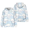 thumbnail image 2 of Sanrio-Sudadera con capucha para niños, ropa de Anime de dibujos animados Cinnamoroll, regalos de cumpleaños, 2 of 5
