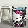 thumbnail image 5 of Hello Kitty Laundry Hamper, Dirty Clothes Hamper Storage Basket for Bathroom Bedrooms, Circular Hamper with Handles, Gifts for Boys Girls Men Women, 5 of 8