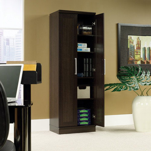 Sauder Homeplus Storage Cabinet, Dakota Oak Finish - 1