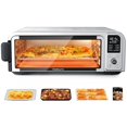 thumbnail image 1 of Beelicous Pro 19QT Digital 8-in-1 Air Fryer Toaster Oven, 550°F Flavor-Lock Tech, Flip Up & Away Capability, 40+ Recipes, Airfryer Countertop Oven Combo, 4 Accessories, Fit 13 Pizza, Stainless Steel, 1 of 5