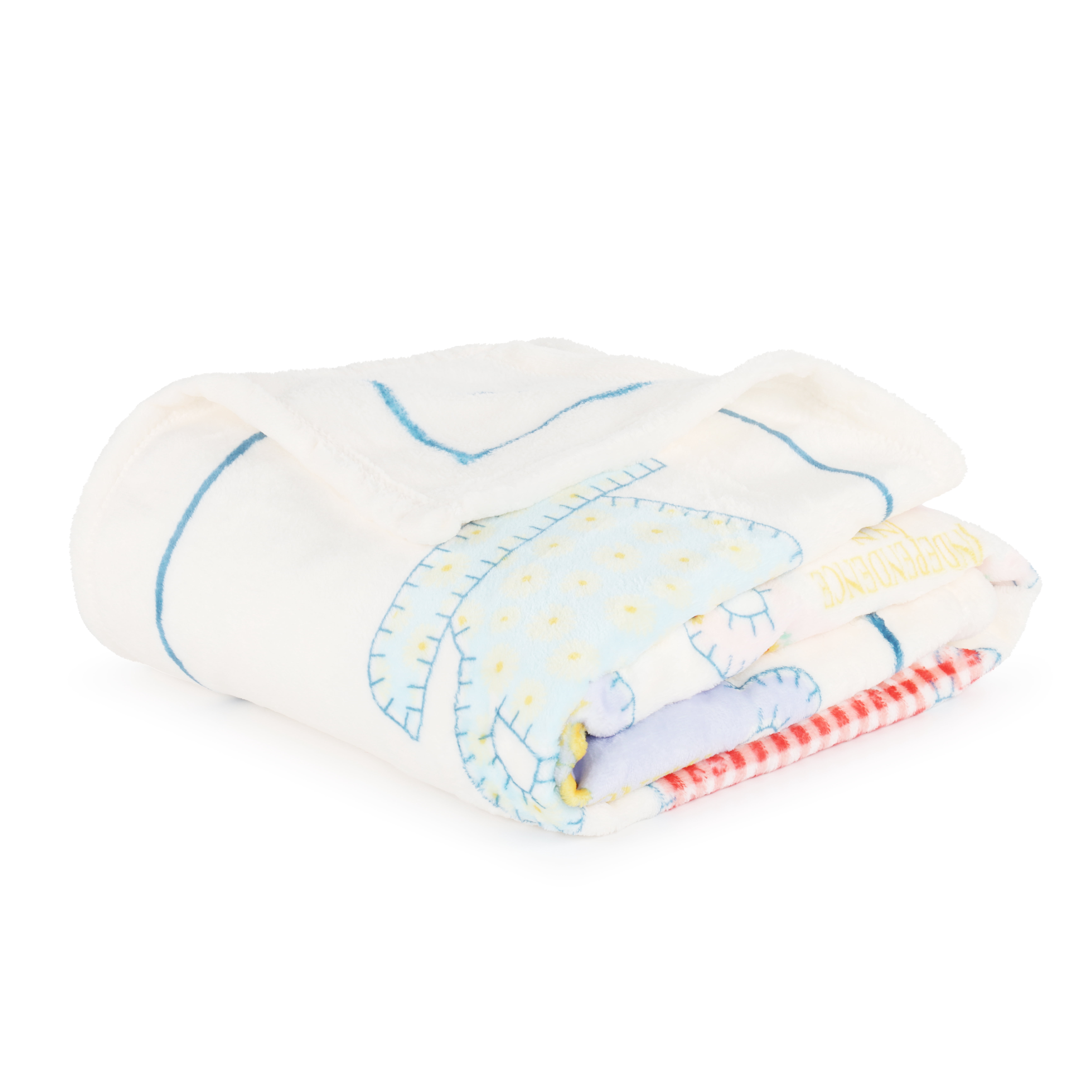 Gilmore Girls Silk Touch Throw Blanket with Coffee Cup Quilt Pattern, All Ages, Multicolor, 50" x 70"