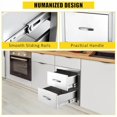 thumbnail image 4 of Outdoor Kitchen Drawer - Stainless Steel BBQ Access Drawers, Outdoor Kitchen Cabinets, for Outdoor Kitchen Island, Patio Grill Station, 2 Drawers, 14x23x15H inch, 4 of 7