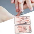 thumbnail image 3 of Nail Care Stainless Steel Manicure Pedicure Cuticle Portable Travel, Multi-Functional - 12 Pieces Set, 3 of 6