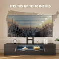 thumbnail image 4 of LUCKLIIFE 63“ TV Stand with Mount with 2 Drawers and LED Lighting, for TVs up to 70", Black, 4 of 6