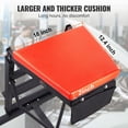 thumbnail image 4 of STAWAY Adjustable Automotive Creeper, 400 lbs Capacity, 49.6"-75.6" Height, Heavy Duty, 4 Swivel Casters, Comfortable Tool Pouch for Auto Repair, 4 of 8