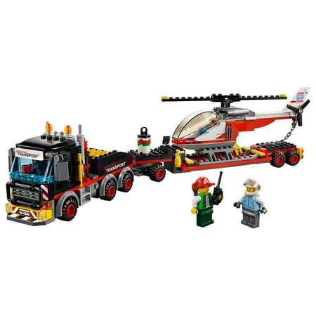 Lego City Heavy Cargo Transport Engineering Cargo Truck And Helicopter Toy With Minifigures 60183 Brickseek