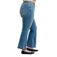 thumbnail image 6 of Judy Blue Full Size Mid Rise Slim Bootcut Tummy Control Release Hem Jeans Plus Size, 6 of 8
