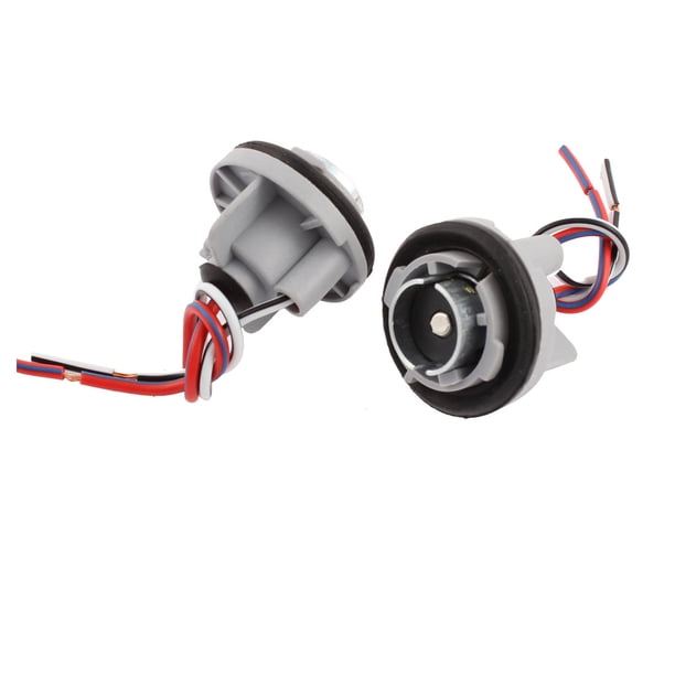 Auto Coche Precableado 1156 Conector de Luz de Cruce Enchufe con Arnés de 2 Cables para Lámpara de Señal de Giro 12V DC 2 Piezas