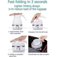 thumbnail image 2 of Electric Kettle Travel With 0.6l Dual Voltage Collapsible-110-220v, 2 of 5