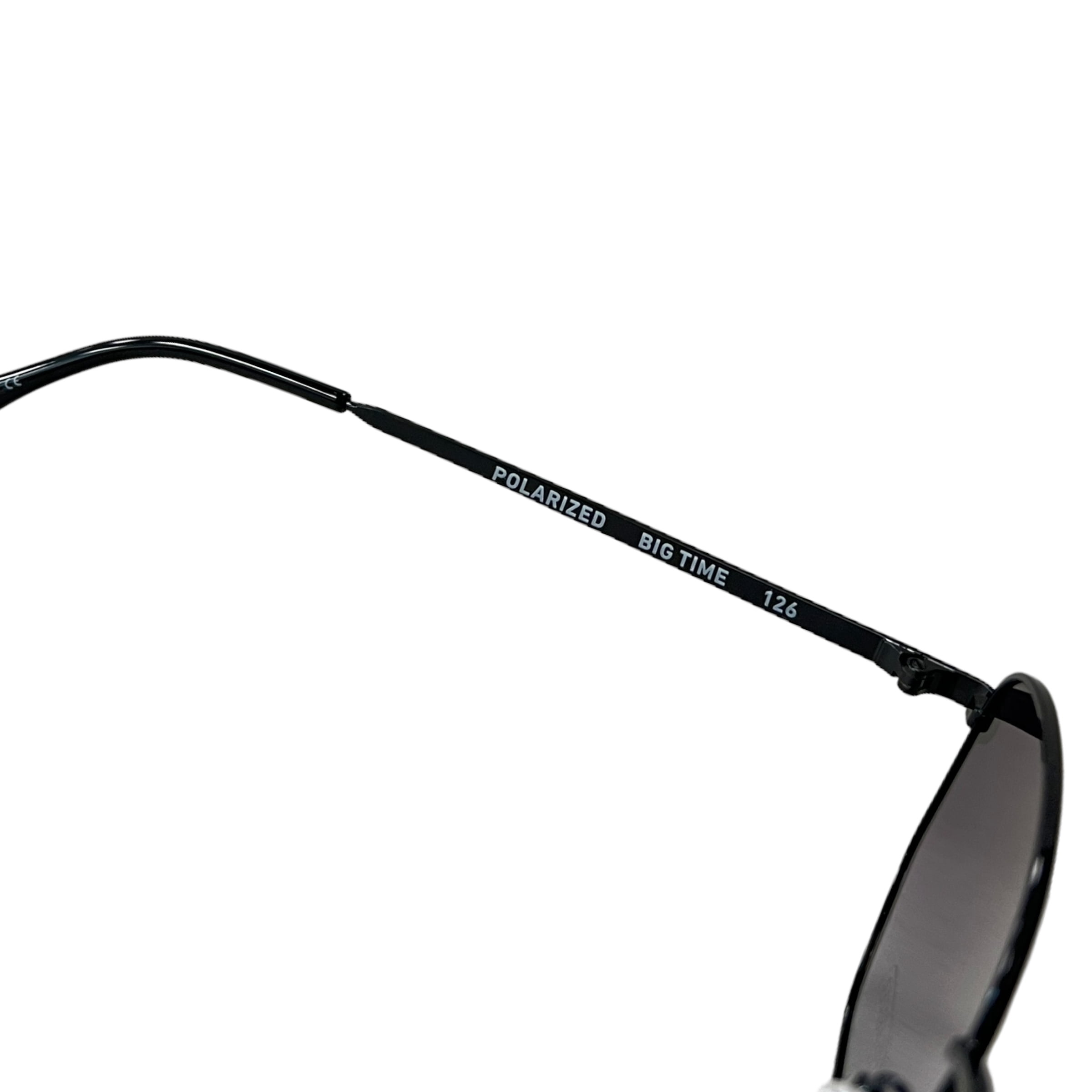 Quay Australia Big Time Square Sunglasses, Black/Smoke