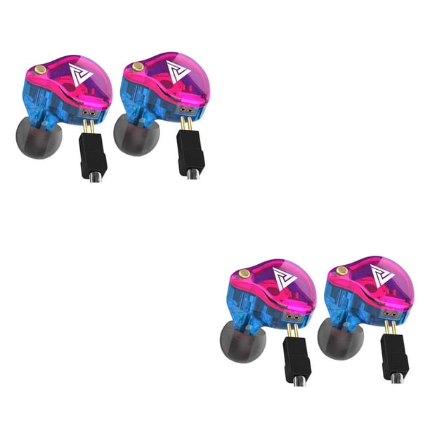 Matsuzay Auriculares VK4 de 3,5mm con cable en la oreja, auriculares estéreo HIFI portátiles con micrófono, auriculares deportivos para Vistoso 1.2 m 2Conjunto