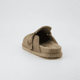 thumbnail image 6 of Cushionaire Blain Suede Clogs for Women | Genuine Leather Slip on Clogs with Oversized Buckle | Classic Closed Toe Mule Design for Everyday Casual Wear, 6 of 13
