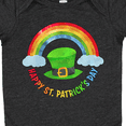 thumbnail image 4 of Inktastic Happy St. Patrick's Day Rainbow and Hat Boys or Girls Baby Bodysuit, 4 of 5