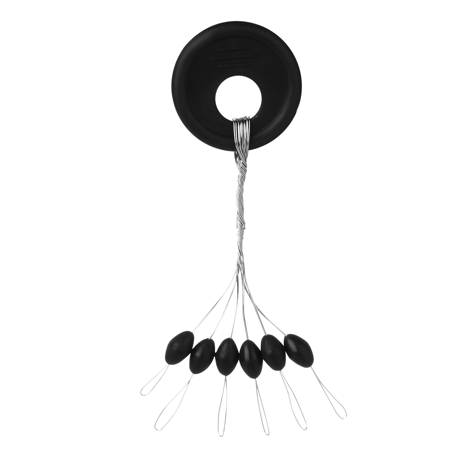 Rubber Bobber Stoppers for Fishing Line, 1200pcs Weight