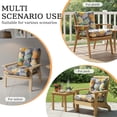 thumbnail image 4 of Eurhowing Waterproof Patio Rocking Chair Cushions 1-Piece, 3" Thick Outdoor Chair Cushion with Ties, Non-Slip Seat Pad for Garden Lawn Furniture, 2Pack, Floral, 4 of 11