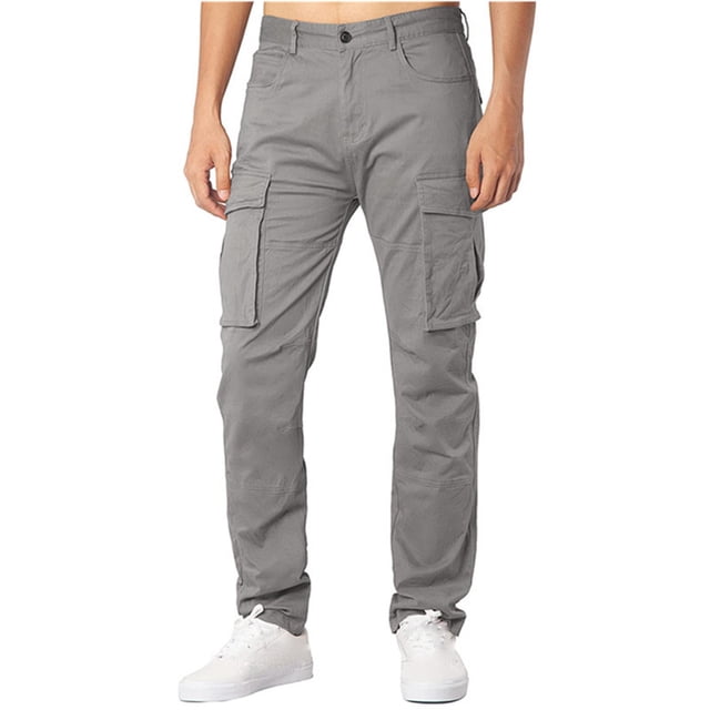 Birdeem Pantalons Décontractés pour Hommes, Multi-Poches, Lavés, Extérieur