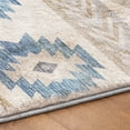thumbnail image 5 of Addison Rugs Dream Shag Premium Machine Washable Transitional Aztec Taupe Rectangle Rug, 9' x 12', 5 of 8