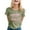 Green, variant on LUOGENLI Female T-shirts for Womens Women's Casual Printed Round Neck Short Sleeve T Shirt Top T-shirts for Women Graphic Tee St. Patrick's Day Tee T-shirts Womens White Summer Clothes White M