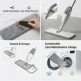 thumbnail image 2 of AlfaBot Multi-Surface Floor Spray Mop, Large Capacity Water Tank, Washable Microfiber Mop Head, Reusable Dust Mop, 2 of 6