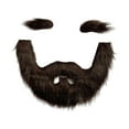 thumbnail image 1 of Conjunto de cejas y barba postizas, disfraz de bigote novedoso, maquillaje realista, simulación de bigote, barba falsa para fiesta festiva de Pascua Marrón, 1 of 7