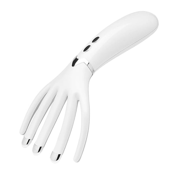 Masajeador De Cabeza Eléctrico Masaje De Cuello Pulpo Cuero Cabelludo Estrés Relax Abs Suave Pinza De Dedo Garra Cabeza Electrónica Spa Vibración Herramienta De Masaje De Cuero Cabelludo Inevent AF000480-00