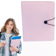 thumbnail image 3 of Clearance Sale! 1PC Accordion File Organizer, 5-Pocket Expanding Folder for Papers & Documents, PP, for Office & Home, (32x24cm, Light Pink), 3 of 8