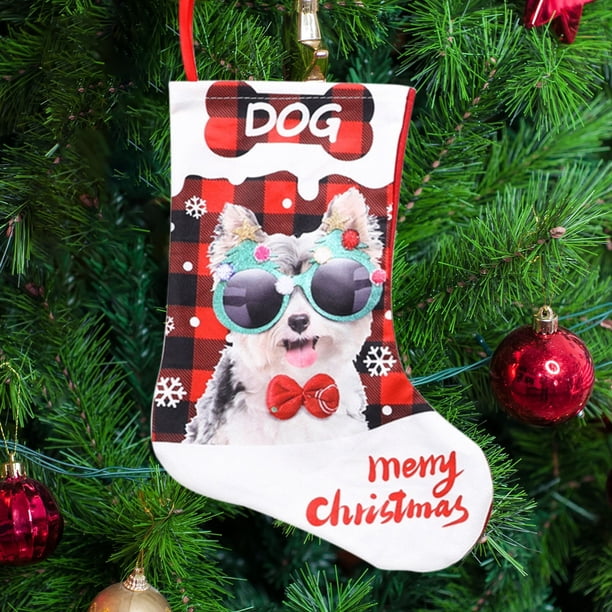 Puntoco Liquidación De Adornos Decorativos Navideños Medias Navideñas Bolsas De Dulces Estampadas Regalos Para Perros Medias Decoraciones Para Chimeneas Decoraciones Navideñas